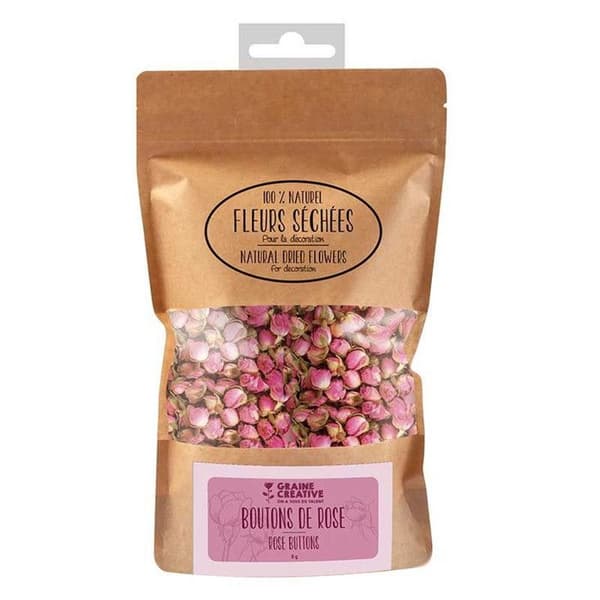 Dekorativa torkade blommor Rosenknoppar 16 g