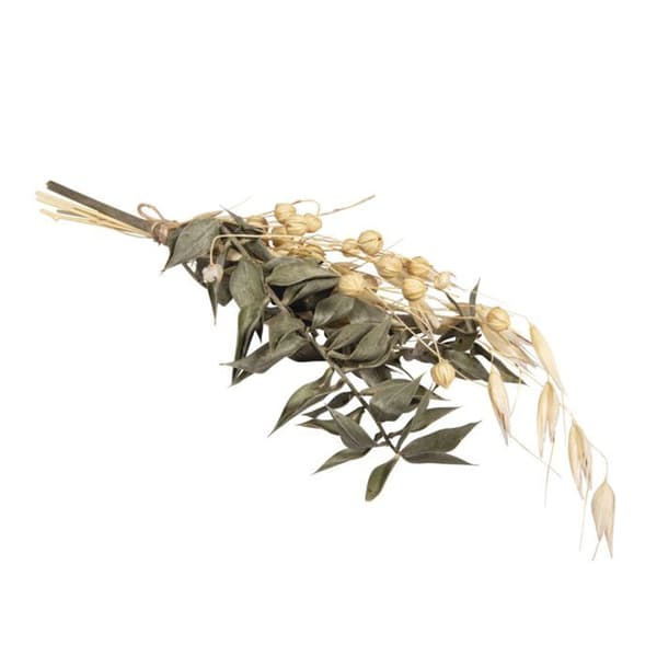 Bukett av naturliga torkade blommor