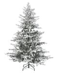 Miniatyrbillede 4 af 7: Kunstig juletræ Hvid Grøn Plastik 180 cm Snebestøvet LED Naturtro Juletræ Stue Julepynt Julesæson Inspiration Dekoration Indretning