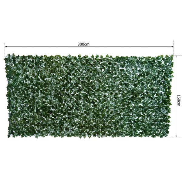 Rootz Keinotekoinen pensasaita - Vihreä - Kangas, Pe - 118,11 cm x 59,05 cm x cm