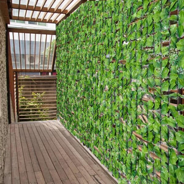 Rootz kunstig hæk - Privacy hæk - Vægdekoration - Lysegrøn - 300 x 150 cm