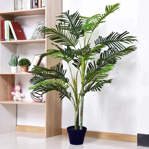 Rootz Kunstig Palme - Kunstig Plante Med Plantepotte - Faux Palme - Grøn - Plast - 150cm