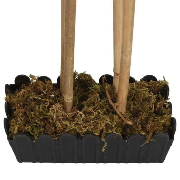 vidaXL kunstigt bambustræ 380 blade 80 cm grøn