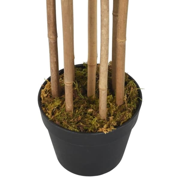 vidaXL Konstväxt bambu 1095 blad 150 cm grön