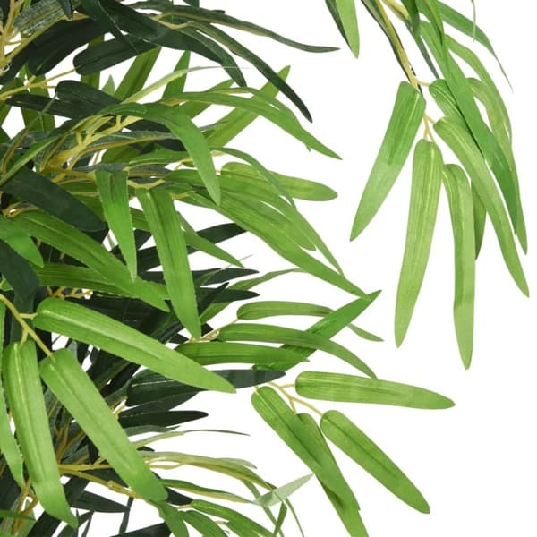 vidaXL Konstväxt bambu 1095 blad 150 cm grön