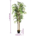 Pikkukuva 4 / 4: vidaXL Tekokasvi bambupuu 1095 lehteä 150 cm vihreä