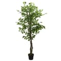 Pikkukuva 1 / 5: vidaXL Tekokasvi viikunapuu 1008 lehteä 180 cm vihreä