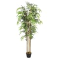 Miniatyrbilde 1 av 4: vidaXL Kunstig bambustre 500 blader 80 cm grønn