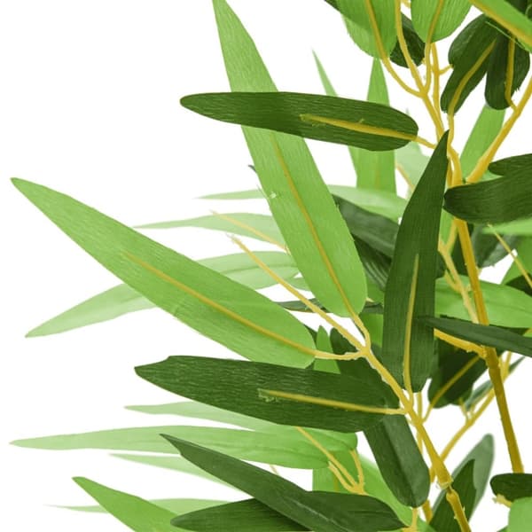vidaXL Konstväxt bambu 1288 blad 180 cm grön