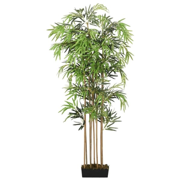 vidaXL Tekokasvi bambupuu 1095 lehteä 150 cm vihreä