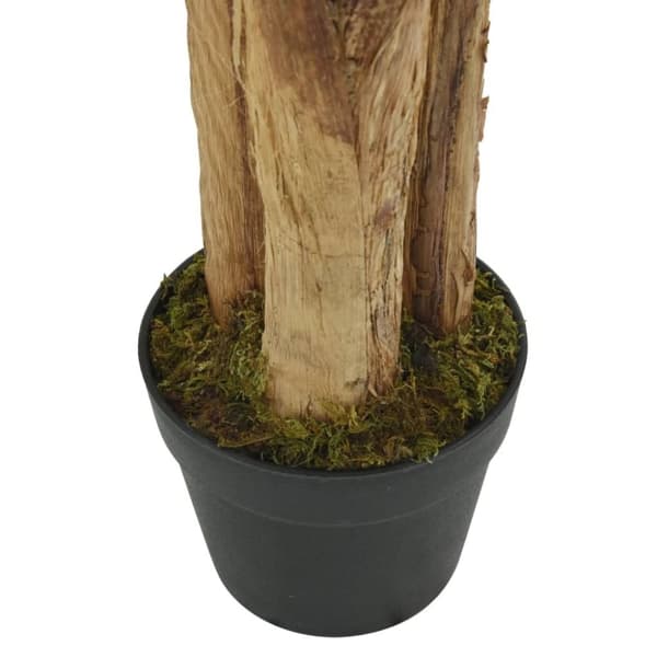 vidaXL Konstväxt bananträd 9 blad 120 cm grön