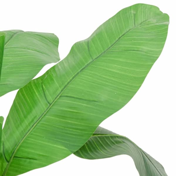 vidaXL Konstväxt bananträd 9 blad 120 cm grön