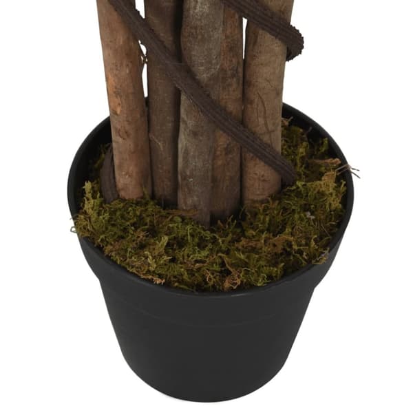 vidaXL Konstväxt fikonträd 134 blad 120 cm grön