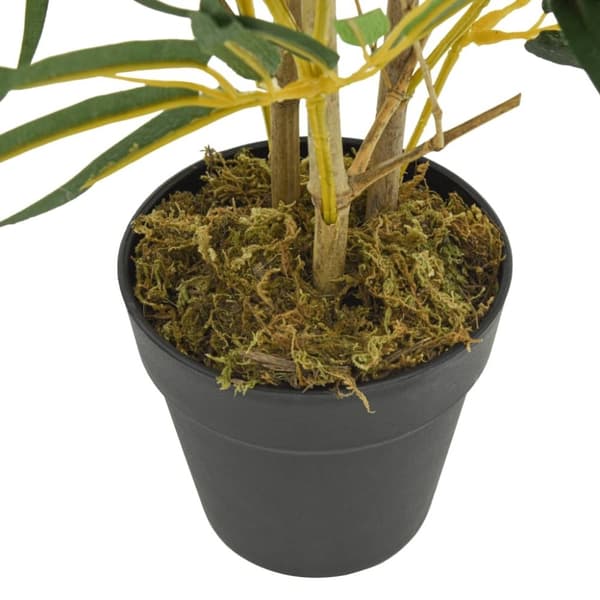 vidaXL Konstväxt bambu 368 blad 80 cm grön
