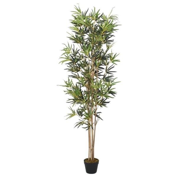 vidaXL Tekokasvi bambupuu 368 lehteä 80 cm vihreä