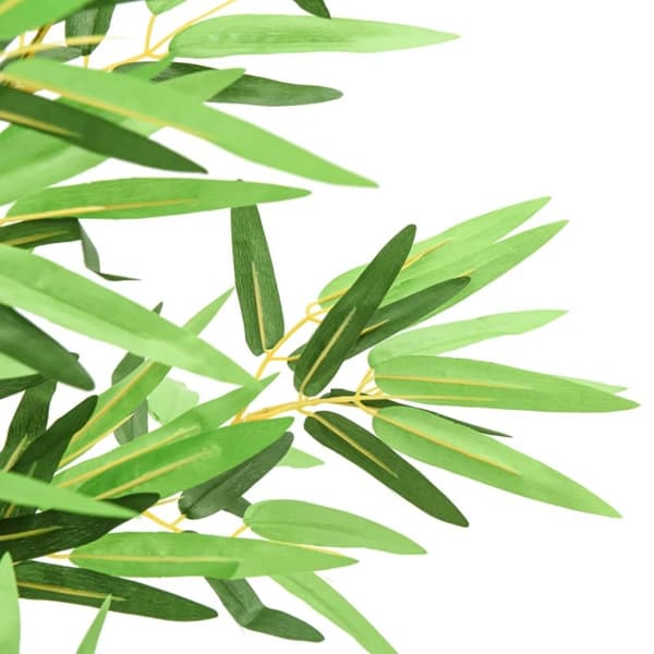 vidaXL Konstväxt bambu 1288 blad 180 cm grön