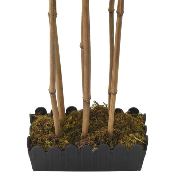 Konstväxt bambu 552 blad 120 cm grön