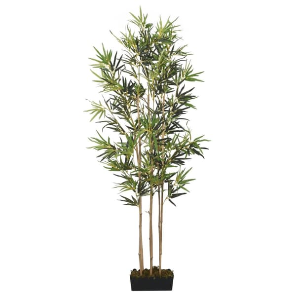 Konstväxt bambu 552 blad 120 cm grön
