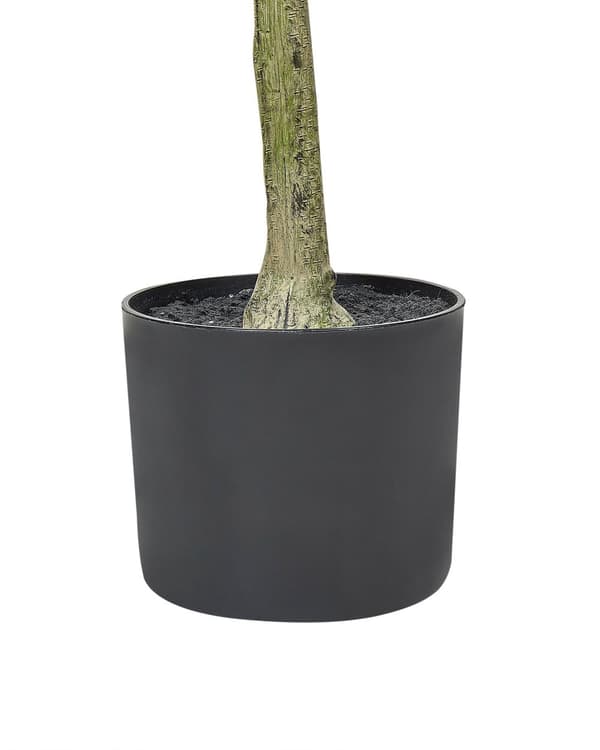 Kunstig Potteplante Oliventre Grønn Svart Plast 153 cm Dekorativt Tilbehør Innendørs
