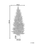 Miniatyrbillede 3 af 6: Kunstig Plante Plastik 153 cm Fake Cedertræ Dekorativ Tilbehør Naturtro Falsk Potteplante Indretning Gulvplante