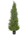 Miniatyrbillede 1 af 6: Kunstig Plante Plastik 153 cm Fake Cedertræ Dekorativ Tilbehør Naturtro Falsk Potteplante Indretning Gulvplante