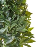 Miniatyrbillede 4 af 5: Kunstig plante i krukke laurbærgrøn og sort 160 cm dekoration interiørtilbehør stue opholdsrum værelse