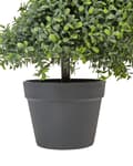 Miniatyrbillede 6 af 6: Kunstig plante i potte træ spiralform grøn plastik nåle metalstruktur 158 cm interiør eksteriør havedekoration