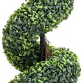 Miniatyrbillede 3 af 5: kunstig buksbom med krukke 89 cm spiralformet grøn