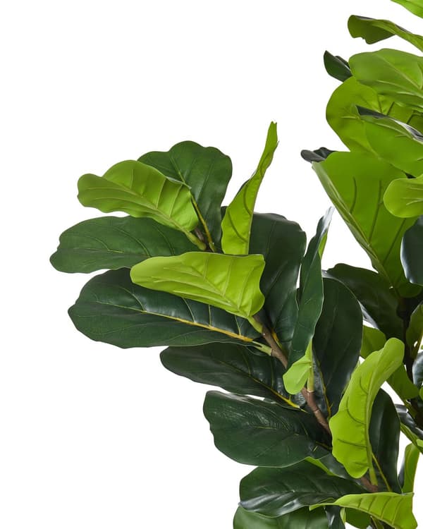 Kunstig Potteplante Grønn og Svart Syntetisk Materiale 162 cm Fikentre Dekorativt Innendørs Tilbehør