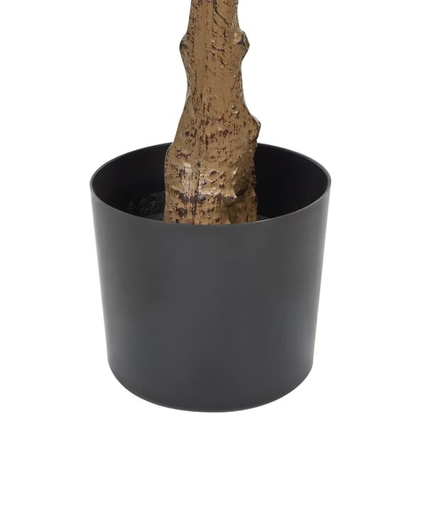 Kunstig Potteplante Grønn og Svart Syntetisk Materiale 162 cm Fikentre Dekorativt Innendørs Tilbehør