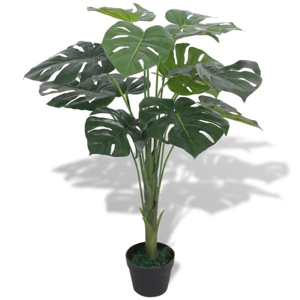 vidaXL kunstig monstera-plante med urtepotte 70 cm grøn -  Kunstig flora