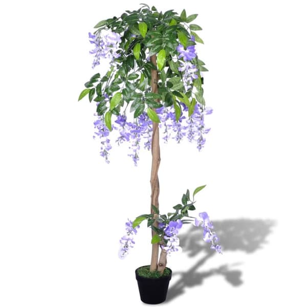 Kunstig Blåregn med Krukke 120 cm -  Kunstig flora