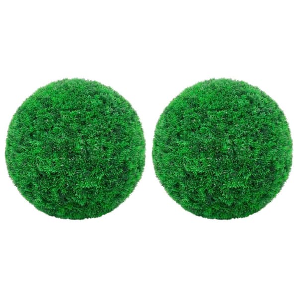 vidaXL kunstige buksbom 2 stk. 35 cm kugleformet -  Kunstig flora