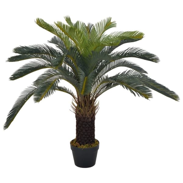 vidaXL kunstig cycaspalme med urtepotte grøn 90 cm -  Kunstig flora