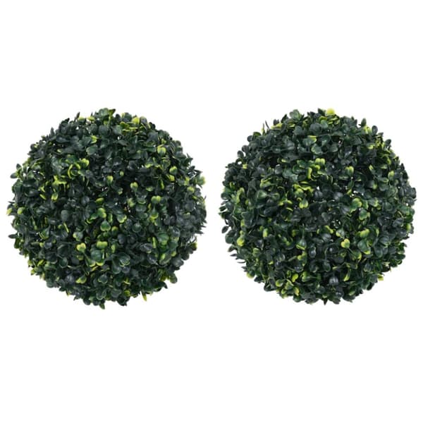 vidaXL kunstige buksbom 2 stk. 45 cm kugleformet -  Kunstig flora