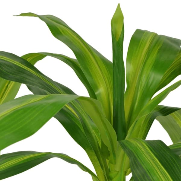 vidaXL Konstväxt Dracena med kruka 100 cm grön -  Artificiell flora