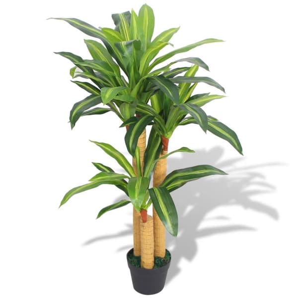 vidaXL Tekokasvi ruukulla traakkipuu 100 cm vihreä -  Tekokasvit