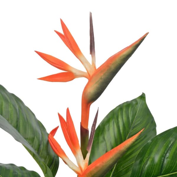 vidaXL Konstväxt Papegojblomma med kruka 100 cm röd -  Artificiell flora
