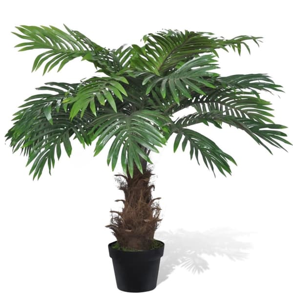 vidaXL Konstväxt Findadelpalm med kruka 80 cm -  Artificiell flora