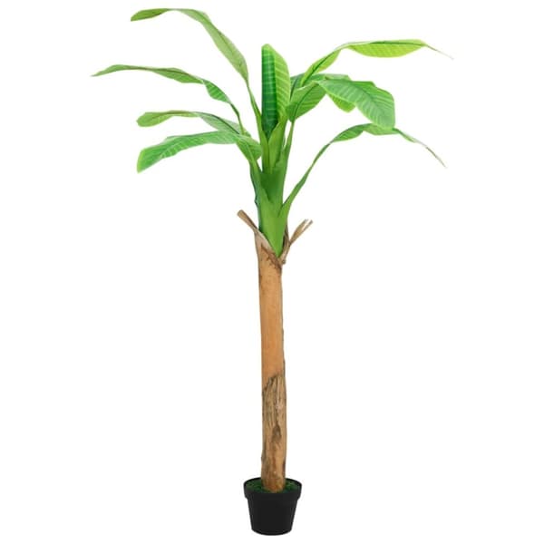 vidaXL Konstgjort bananträd i kruka 180 cm grön -  Artificiell flora
