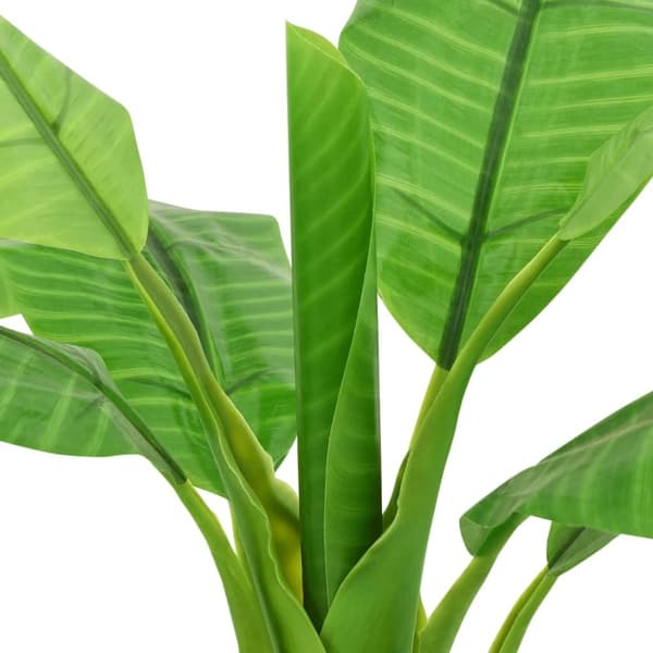 vidaXL Konstgjort bananträd i kruka 180 cm grön -  Artificiell flora