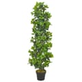 Miniatyrbillede 1 af 3: vidaXL kunstig plante laurbærtræ med urtepotte grøn 150 cm -  Kunstig flora
