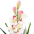 Miniatyrbild 3 av 3: vidaXL Konstväxt Orkidé med kruka 100 cm grön -  Artificiell flora