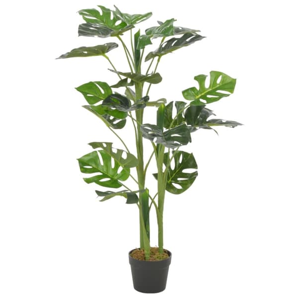 vidaXL kunstig plante monstera med krukke 100 cm grøn -  Kunstig flora