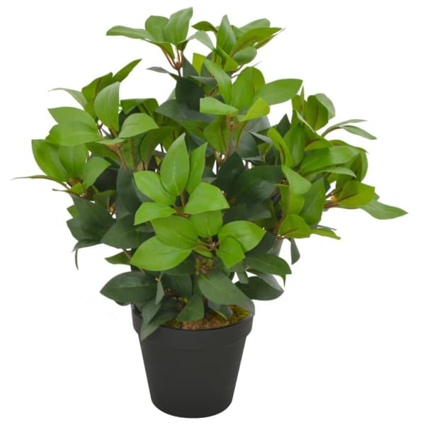 vidaXL Konstväxt Lagerträd med kruka 40 cm grön -  Artificiell flora
