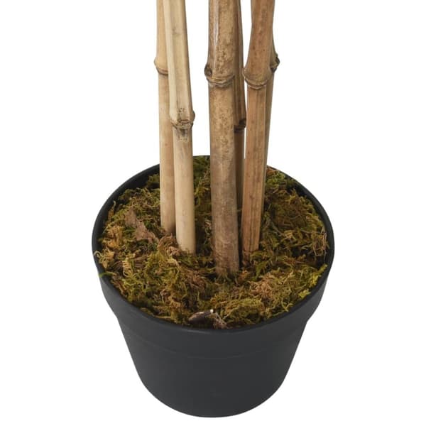 vidaXL kunstigt bambustræ 368 blade 80 cm grøn -  Kunstig flora