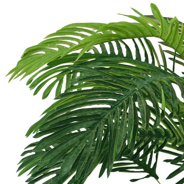 The Living Store Konstväxt kottepalm med kruka 140 cm grön -  Artificiell flora
