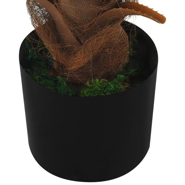 The Living Store Konstväxt kottepalm med kruka 140 cm grön -  Artificiell flora