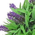 Miniatyrbillede 4 af 4: Sæt med 2 kunstige buksbom-kugler med lavendel 28 cm -  Kunstig flora