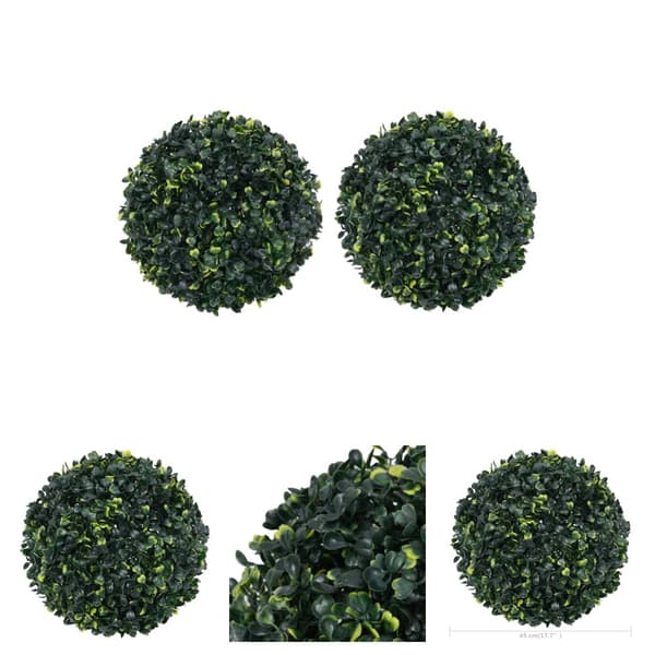 The Living Store Konstgjorda buxbombollar 2 st 45 cm -  Artificiell flora